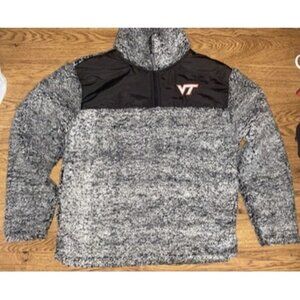 Gameday Couture Virginia Tech Hokies Womens 1/4 Fleece Jacket Size Large